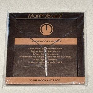 MantraBand To the Moon and Back Necklace